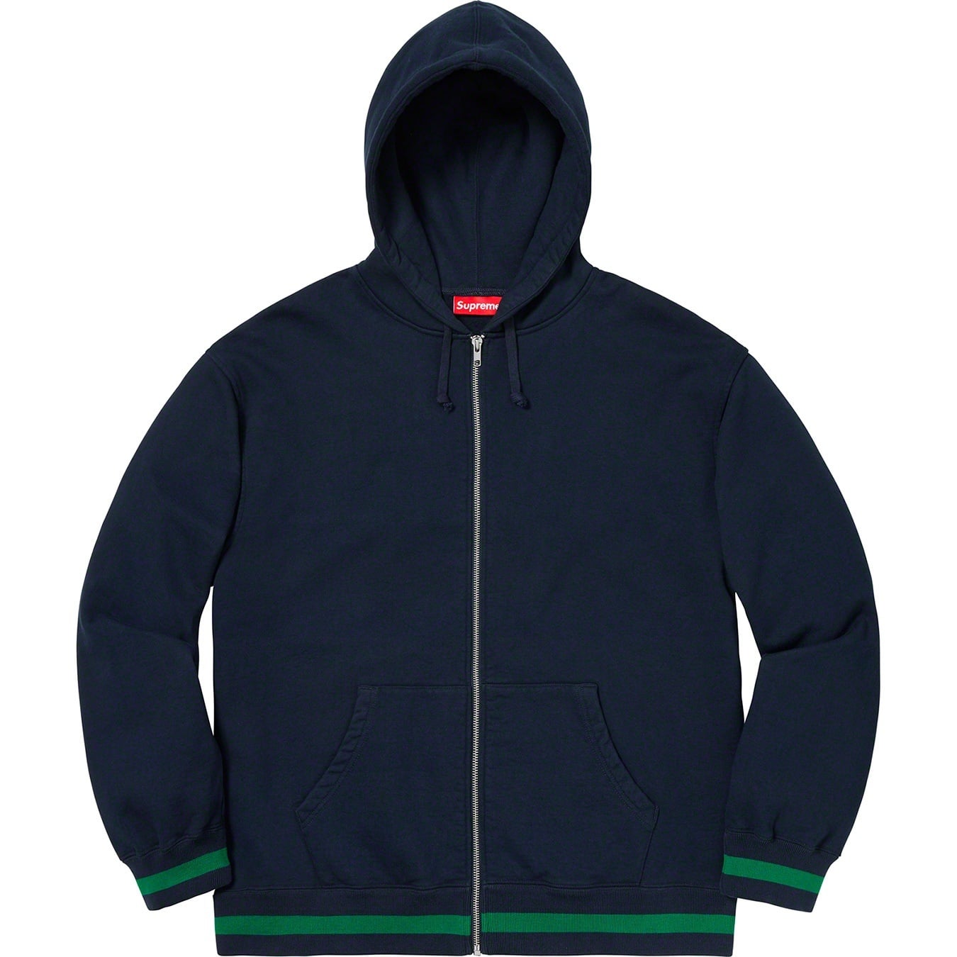 Old English Stripe Zip Up Sweatshirt view 10